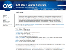 Tablet Screenshot of opensourcesoftware.casact.org